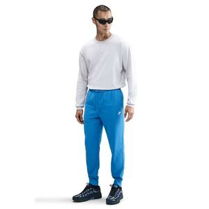 Pantaloni de trening din amestec de bumbac cu logo - Albastru royal imagine