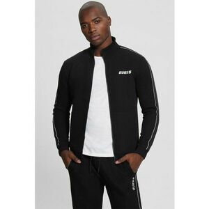 Bluza de trening cu insertii logo - pentru fitness - Negru imagine