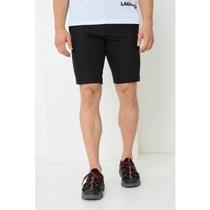 Pantaloni scurti slim fit cu buzunare oblice - Negru imagine