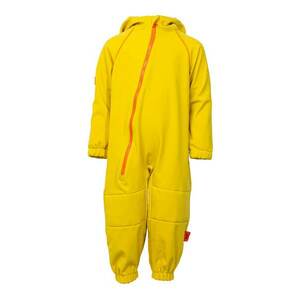 Salopeta impermeabila cu gluga Softshell - Galben pai imagine