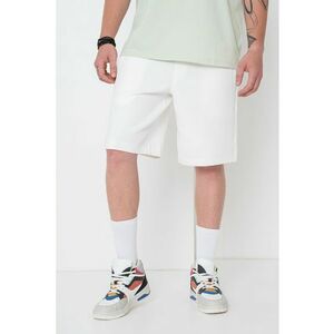 Bermude sport cu logo - Alb imagine