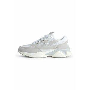 Pantofi sport cu insertii de plasa Recade - Gri deschis/Alb murdar imagine