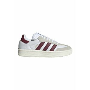 Pantofi sport din piele cu garnituri din piele intoarsa Samba XLG - Visiniu/Gri deschis/Alb murdar imagine