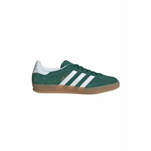 Pantofi sport Gazelle din piele intoarsa cu logo - Alb/Verde imagine