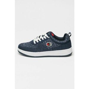 Pantofi sport din material textil cu aspect tricotat - Bleumarin imagine