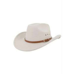 Palarie dama - stil cowboy - Odine - Bej imagine