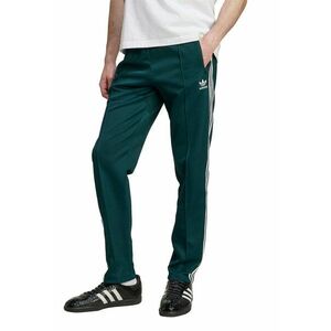 Pantaloni de trening cu croiala conica Classic - Alb/Albastru petrol imagine