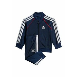 Trening cu imprimeu logo si talie elastica - Rosu/Alb/Bleumarin imagine