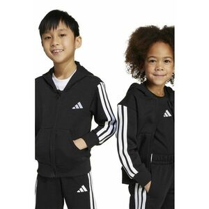 Hanorac cu fermoar si logo - Alb/Negru imagine