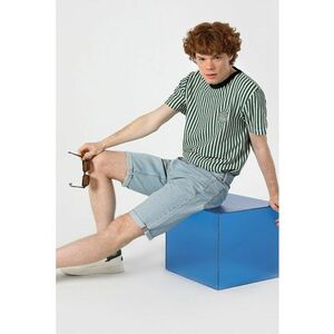 Bermude regular fit din denim - Albastru deschis imagine
