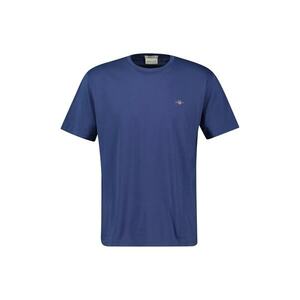 Tricou regular fit din bumbac Shield - Albastru indigo imagine