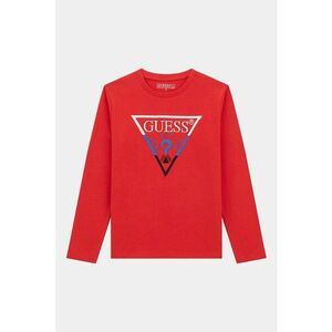 Bluza din bumbac cu logo - Rosu/Albastru royal/Alb optic imagine