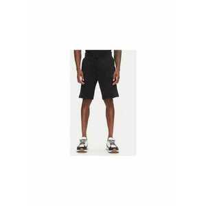 Pantaloni scurti sport barbati 251BF017F459 - Bumbac/Elastan - Negru imagine