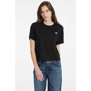 Tricou lejer din bumbac - Negru imagine