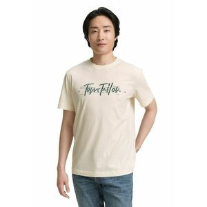Tricou cu imprimeu logo - Verde feriga/Bej deschis imagine