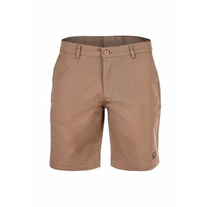 Pantaloni scurti uni cu logo - Maro imagine