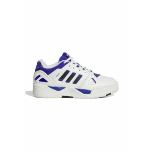 Pantofi sport de piele ecologica Midcity - Alb fildes/Albastru royal imagine