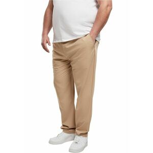 Pantaloni relaxed fit cu snur de ajustare - Bej inchis imagine
