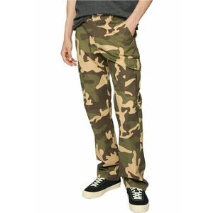 Pantaloni cargo camuflaj - Kaki inchis imagine
