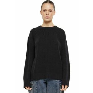 Pulover cu maneci cazute - Negru imagine