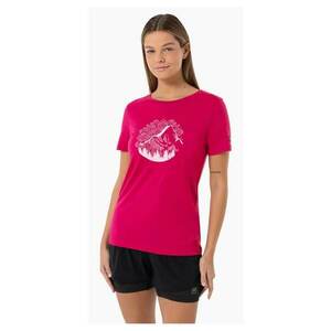 Tricou din amestec de lana Montain Mandal Tree - Rosu imagine