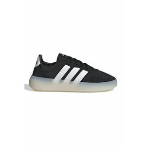 Pantofi sport Barreda Decode cu detalii din piele intoarsa - Alb/Negru imagine