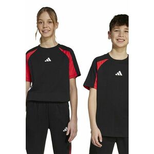 Tricou de bumbac cu maneci raglan - Rosu/Negru imagine