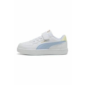 Pantofi sport Caven 2.0 de piele ecologica - Alb/Galben pal/Albastru deschis imagine
