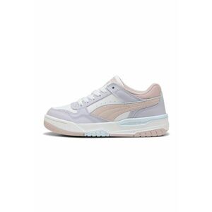 Pantofi sport Rebound Retro cu insertii de piele - Alb/Lila/Roz pal imagine