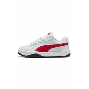 Pantofi sport Easy Jr de piele ecologica cu sireturi - Rosu/Alb imagine