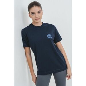Tricou regular-fit cu logo - Albastru ultramarin imagine