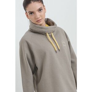 Bluza de trening din amestec de bumbac cu logo - Kaki imagine