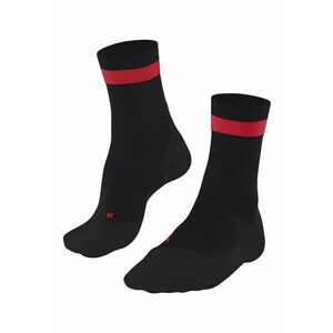 Sosete lungi cu model colorblock pentru fitness - Rosu/Negru imagine