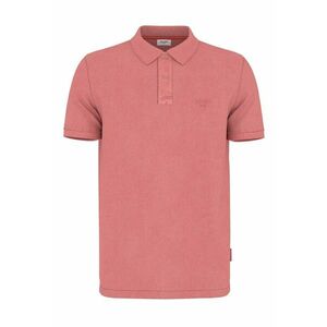 Tricou polo din amestec de bumbac organic - Rosu imagine