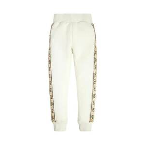 Pantaloni de trening cu segmente logo laterale - Maro nisip/Bej deschis imagine