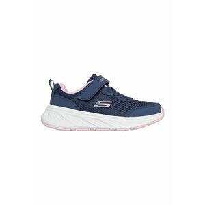 Pantofi sport Edgeride cu velcro si insertii de plasa - Roz pastel/Alb optic/Bleumarin imagine