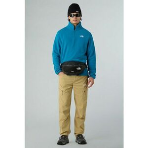 Hanorac din material fleece cu fenta scurta cu fermoar pentru trekking Glacier - Albastru deschis imagine