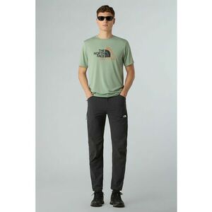 Tricou cu imprimeu logo Mountain Foundation - Verde pal imagine