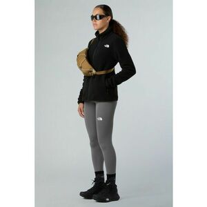 Bluza de trening cu fermoar pentru trekking Glacier - Negru imagine