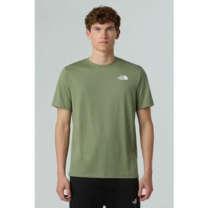 Tricou regular fit cu detaliu logo pentru fitness 24/7 - Verde sparanghel imagine