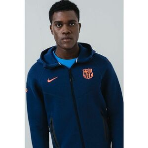 Hanorac cu fermoar pentru fotbal - Bleumarin imagine