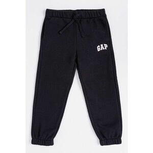 Pantaloni relaxed fit de trening cu talie ajustabila - Negru stins imagine