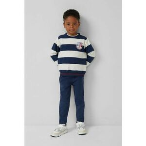 Pantaloni de trening din amestec de bumbac - Bleumarin imagine