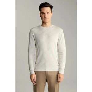 Pulover regular fit cu imprimeu logo - Bej imagine