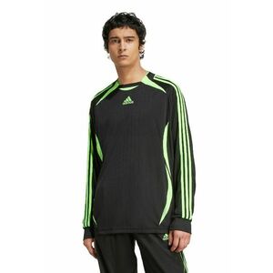 Bluza lejra cu garnituri contrastante - Negru/Verde deschis imagine