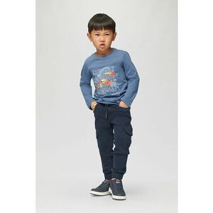 Pantaloni cargo de trening cu snur in talie - Albastru ultramarin imagine