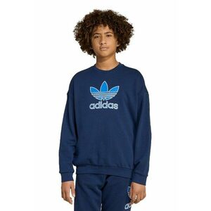 Bluza de trening cu logo Trefoil - Albastru inchis imagine
