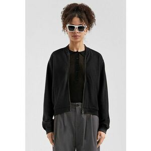 Jacheta bomber cu buzunare laterale - Negru imagine