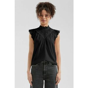 Bluza cu detalii brodate - Negru imagine