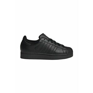 Pantofi sport low-cut din piele si piele ecologica Superstar II - Negru stins imagine